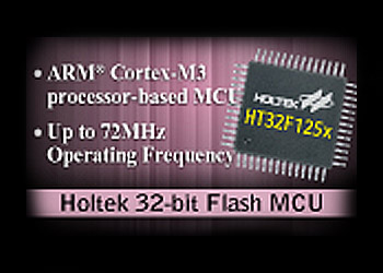 32-bit Flash MCU device series HT32F125x ARM® Corte
