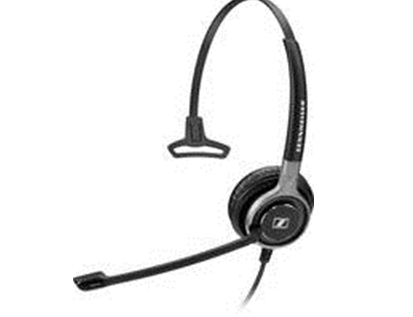 wired headset, user-focused, clear