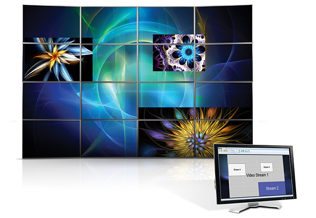 matrox graphics, video wall management, software, windows